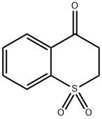 4H-1-苯并噻喃-4-酮,2,3-二氢-,1,1-二氧化物 结构式