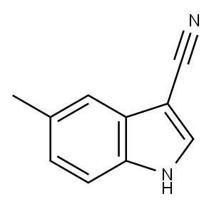 3-CYANO-5-METHYLINDOLE 结构式