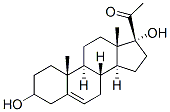 17Α-羟基孕烯诺龙 结构式