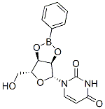 2'-O,3'-O-(Phenylboranediyl)uridine 结构式
