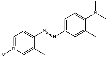 4-[[4-(Dimethylamino)-m-tolyl]azo]-3-methylpyridine 1-oxide 结构式