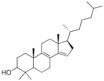4,4-dimethylcholesta-8,14-dien-3-ol 结构式