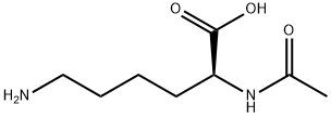 N-乙酰-L-赖氨酸 结构式
