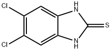 5,6-二氯苯并咪唑-2-硫醇 结构式