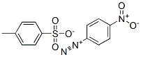 4-METHYLBENZENESULFONATE,4-NITROBENZENEDIAZONIUM 结构式