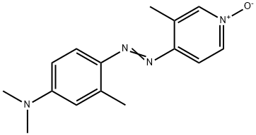 4-[[4-(Dimethylamino)-o-tolyl]azo]-3-methylpyridine 1-oxide 结构式