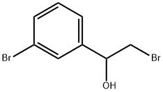 2-溴-1-(3-溴苯基)乙醇 结构式