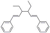 (1E,5E)-3,4-Diethyl-1,6-diphenyl-1,5-hexadiene 结构式