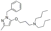 N-[3-(2-benzyl-5-methyl-pyrazol-3-yl)oxypropyl]-N-butyl-butan-1-amine 结构式