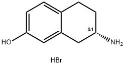 (S)-2-氨基-7-羟基四氢化萘氢溴酸盐 结构式