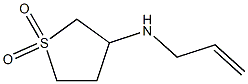 3-Thiophenamine,tetrahydro-N-2-propenyl-,1,1-dioxide(9CI) 结构式