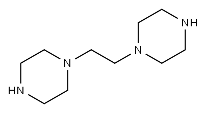 1,1'-(1,2-乙二基)双哌嗪 结构式