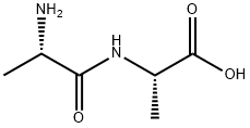 L-丙氨酰-L-丙氨酸 结构式