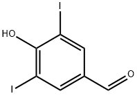 3,5-二碘-4-羟基苯甲醛 结构式