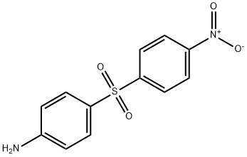 苯烯胺,4-((4-硝基苯基)磺酰基)- 结构式
