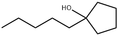 1-(正戊基)环戊醇 结构式