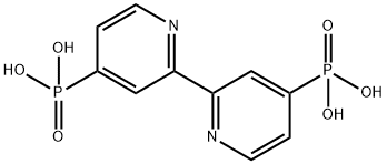 2,2'-联吡啶-4,4'-双磷酸 结构式