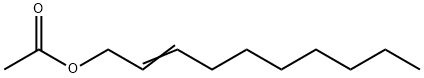 2-癸烯-1-醇乙酸酯 结构式