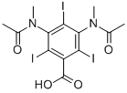2,4,6-TRIIODO-3,5-BIS(N-METHYLACETAMIDO)BENZOIC ACID 结构式