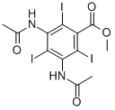 METHYL 3,5-DIACETAMIDO-2,4,6-TRIIODOBENZOATE 结构式