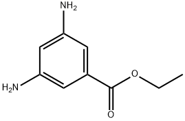 3,5-二氨基苯甲酸乙酯 结构式