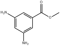 3,5-二氨基苯甲酸甲酯 结构式