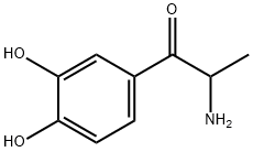 Propiophenone,  2-amino-3,4-dihydroxy-,  ()-  (8CI) 结构式