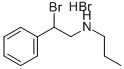 Phenethylamine, beta-bromo-N-propyl-, hydrobromide 结构式