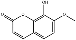 瑞香素-7-甲醚 结构式