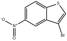 3-溴-5-硝基-苯并[B]噻吩 结构式