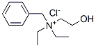 benzyldiethyl(2-hydroxyethyl)ammonium chloride 结构式