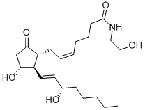 DINOPROSTONE ETHANOLAMIDE 结构式