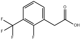 2-氟-3-（三氟甲基）苯乙酸 结构式