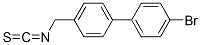 4-Bromo-4'-isothiocyanatomethyl-1,1'-biphenyl 结构式