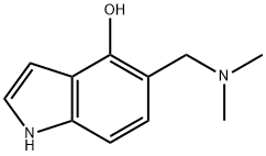 1H-Indol-4-ol, 5-[(diMethylaMino)Methyl]- 结构式