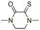 Piperazinone, 1,4-dimethyl-3-thioxo- (9CI) 结构式