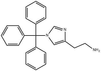 2-(1-TRITYL-1H-IMIDAZOL-4-YL)-ETHYLAMINE HYDRATE 结构式