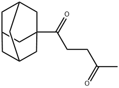 1-(金刚烷-1-基)戊烷-1,4-二酮 结构式