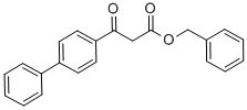 BETA-OXO-4-PHENYL-BENZENEPROPANOIC ACID PHENYLMETHYL ESTER 结构式