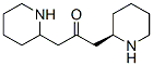 1,3-Bis[(2R)-2-piperidinyl]-2-propanone 结构式