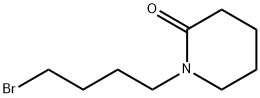 2-Piperidinone, N-[4-bromo-n-butyl]- 结构式