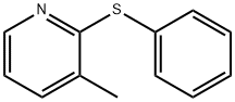 2-PHENYLTHIO-3-METHYLPYRIDINE 结构式