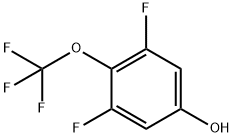 3,5-二氟-4-(三氟甲氧基)苯酚 结构式