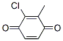 2,5-Cyclohexadiene-1,4-dione,  2-chloro-3-methyl- 结构式