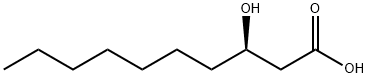 3-(R)-Hydroxydecanoic acid 结构式