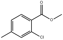 2-氯-4-甲基苯甲酸甲酯 结构式