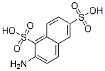 2-aminonaphthalene-1,6-disulfonic acid 结构式