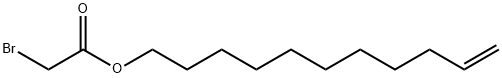 10-Undecenyl bromoacetate 结构式