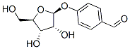 Benzaldehyde, 4-(.beta.-D-ribofuranosyloxy)- 结构式