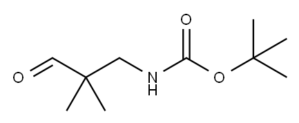 Carbamic acid, (2,2-dimethyl-3-oxopropyl)-, 1,1-dimethylethyl ester (9CI) 结构式